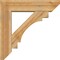 Ekena Millwork Merced Slat Rough Sawn Bracket w/ Offset Brace, Western Red Cedar, 8"W x 32"D x 32"H BKT0806X32X32MRC06RWR - alternate 3